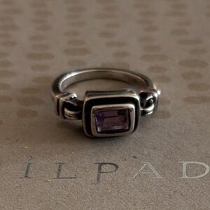 Silpada Sterling Ring with Amethyst Accent Misty Morning